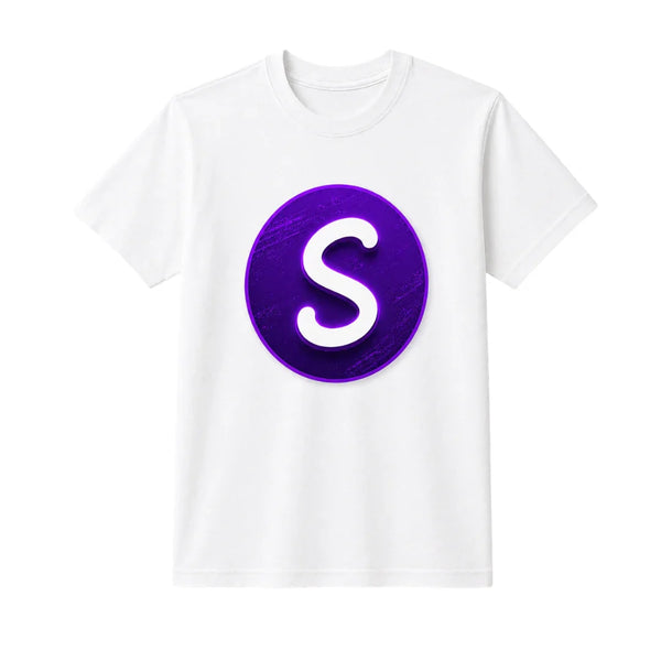 T-shirt Enfant Blanc avec Logo SHIPPSHOP
