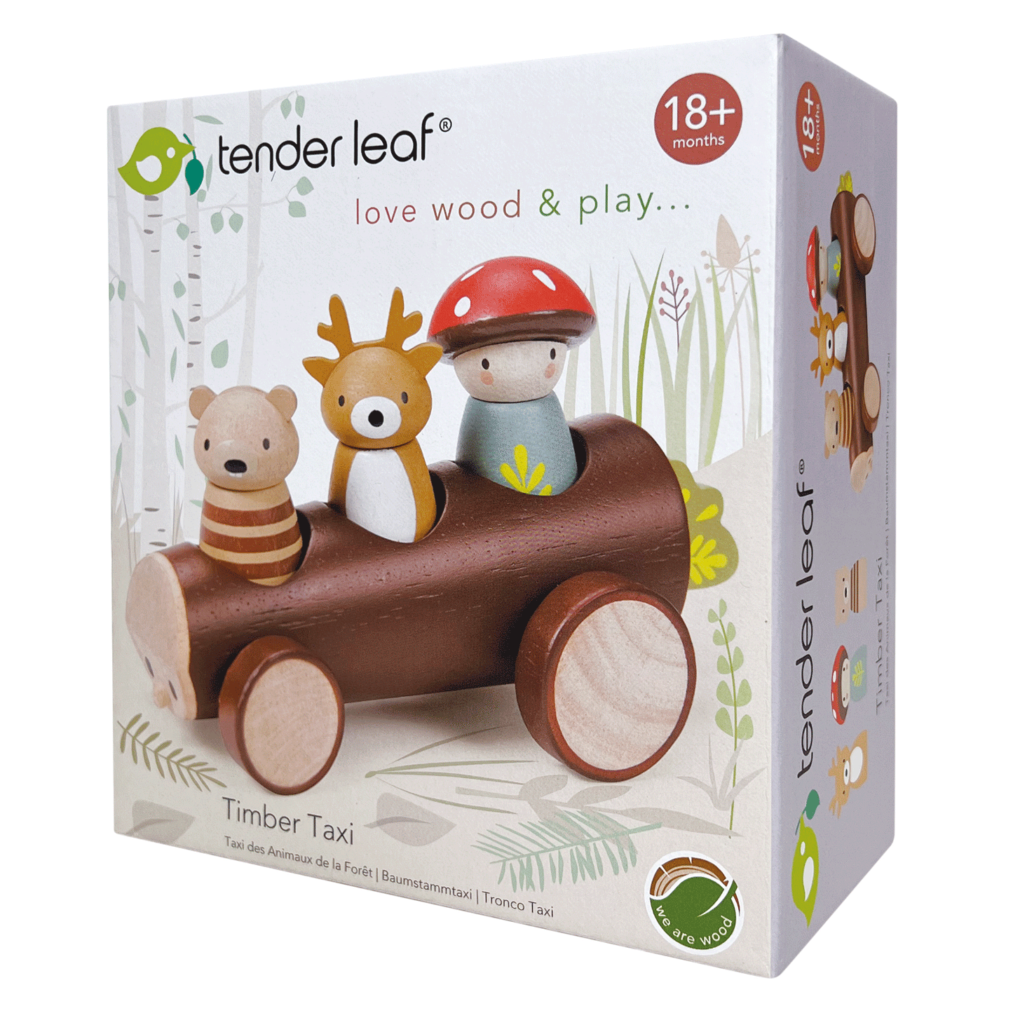 Taxi en Bois pour Enfants – Jouet Timber Taxi