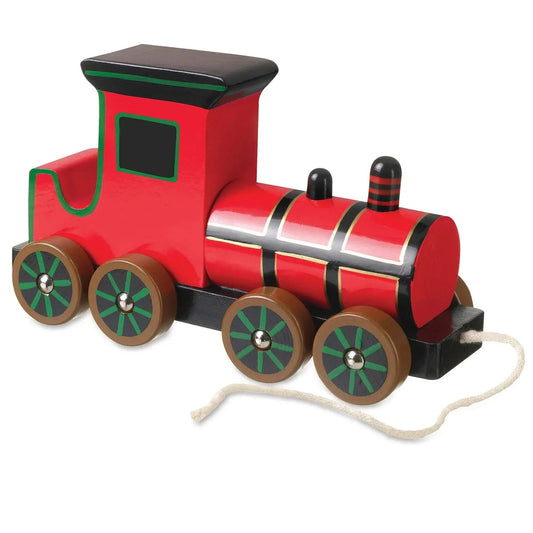 Train à Tirer en Bois – Locomotive Classique
