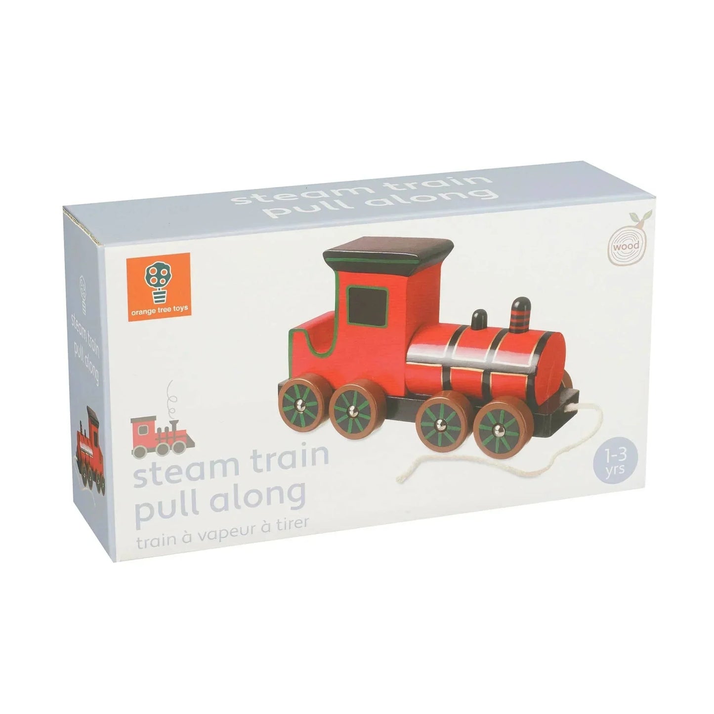 Train à Tirer en Bois – Locomotive Classique